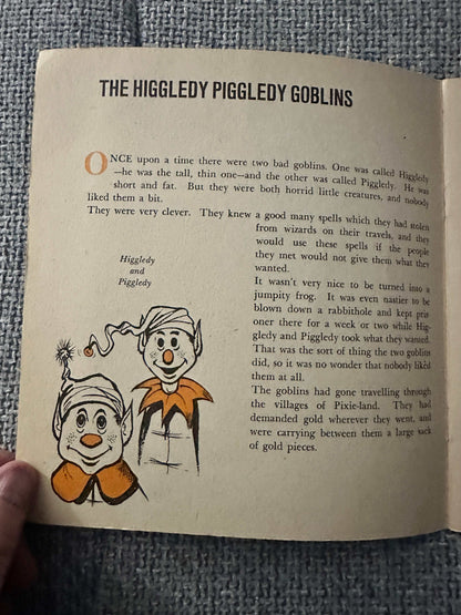 1964 The Higgledy Piggledy Goblins - Enid Blyton (Sunshine Picture Book) World Distributors