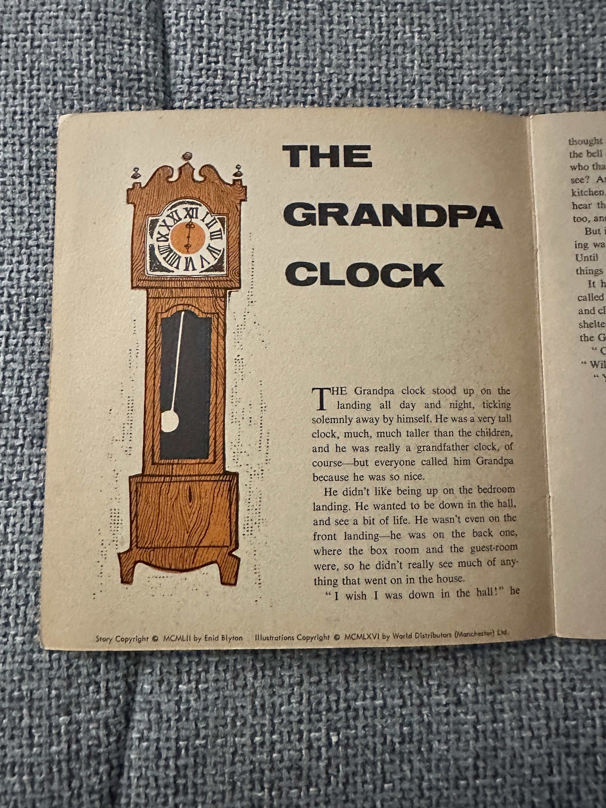 1966 The Grandpa Clock - Enid Blyton (Sunshine Picture Story Book) World Distributors