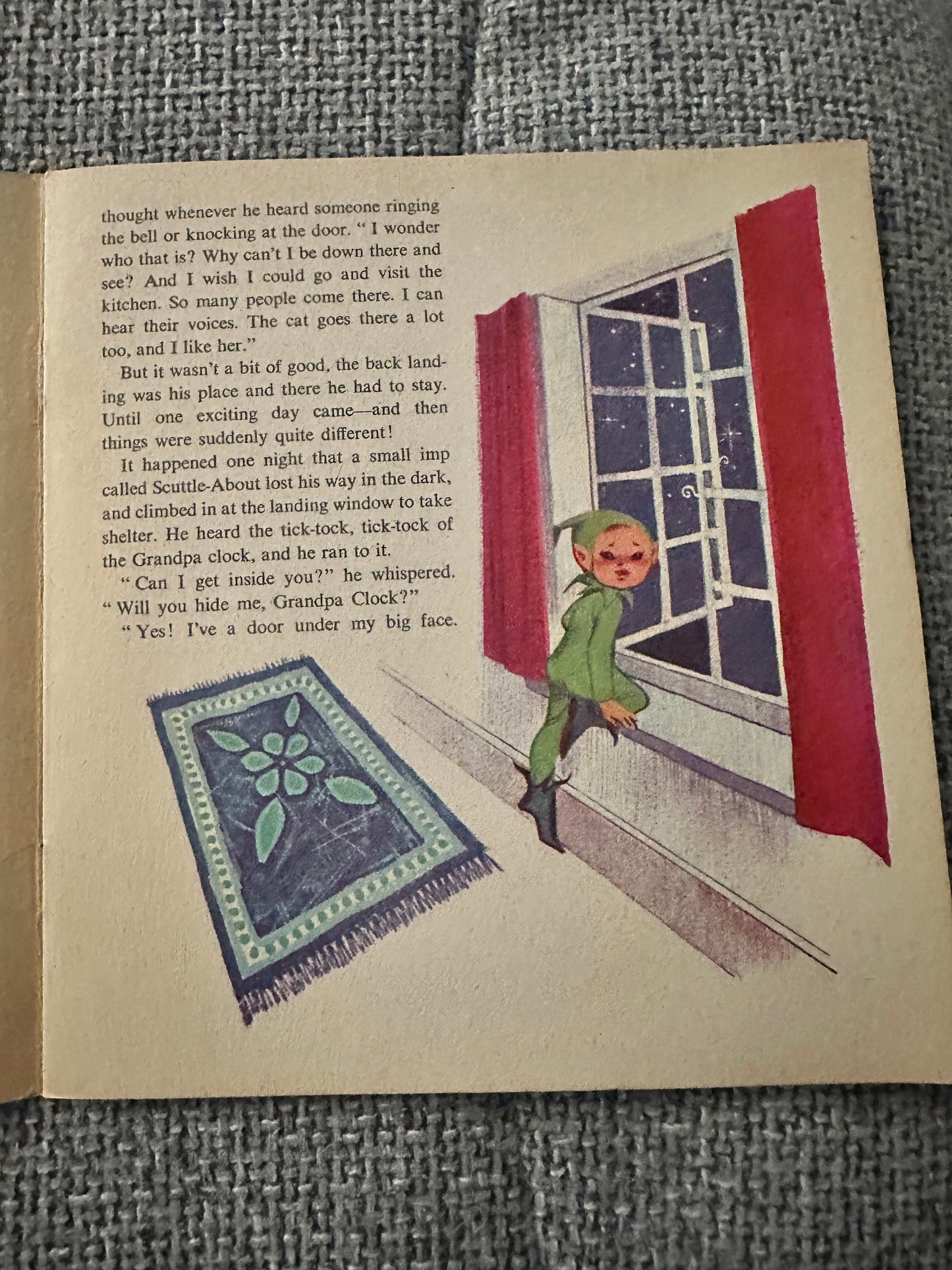 1966 The Grandpa Clock - Enid Blyton (Sunshine Picture Story Book) World Distributors