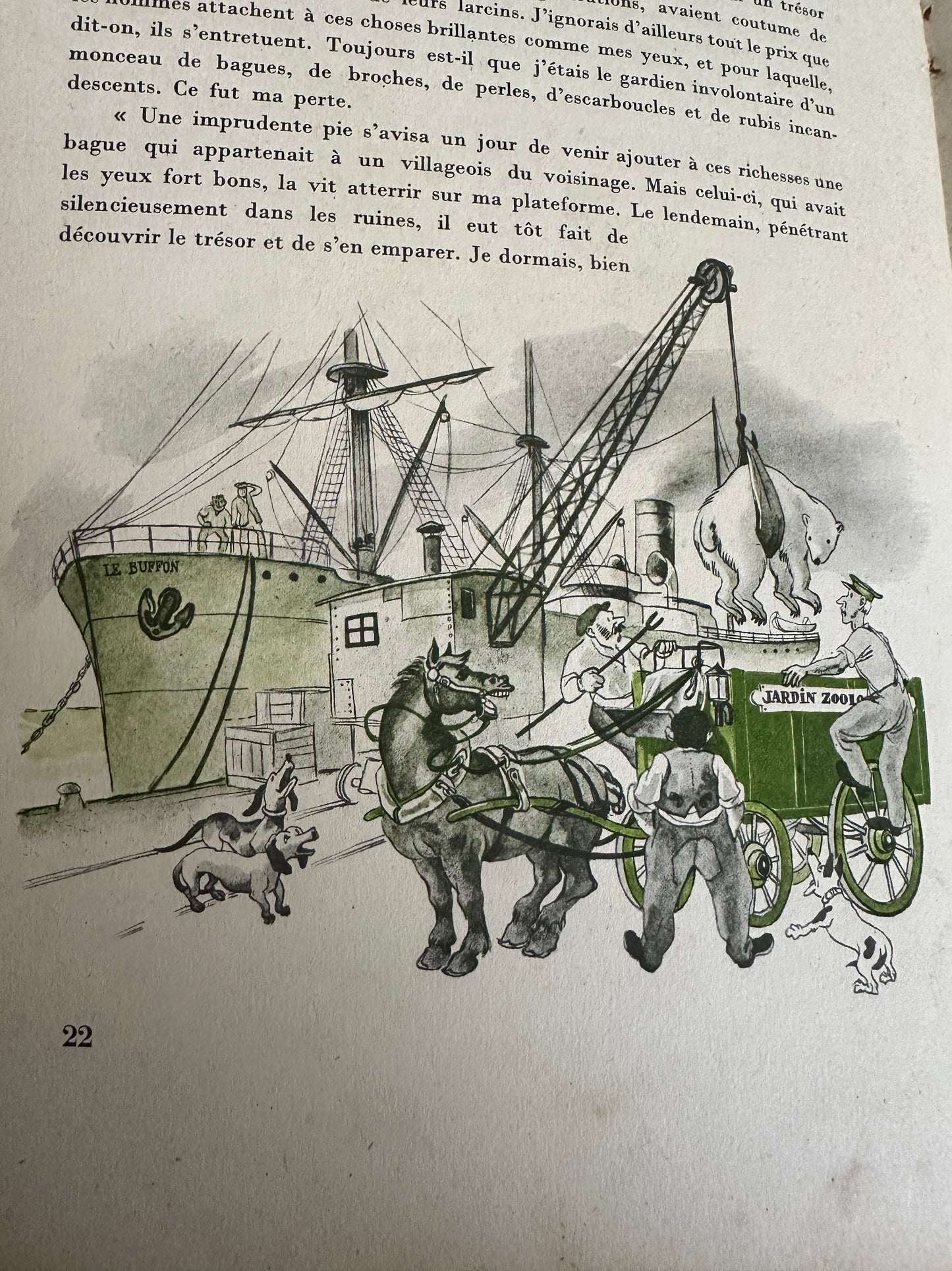 1938*1st* Nuit au Zoo(Night At Zoo) Henri Kubnick(illustrated by Jacques Liozu) Librairie Gründ Publish