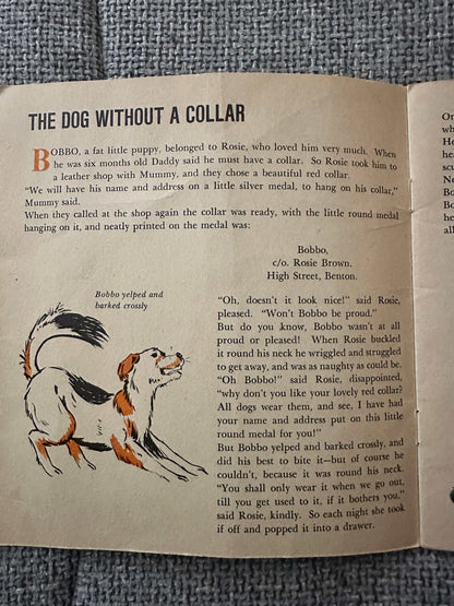 1965 The Dog Without A Collar - Enid Blyton (Sunshine Picture Story Book) World Distributors