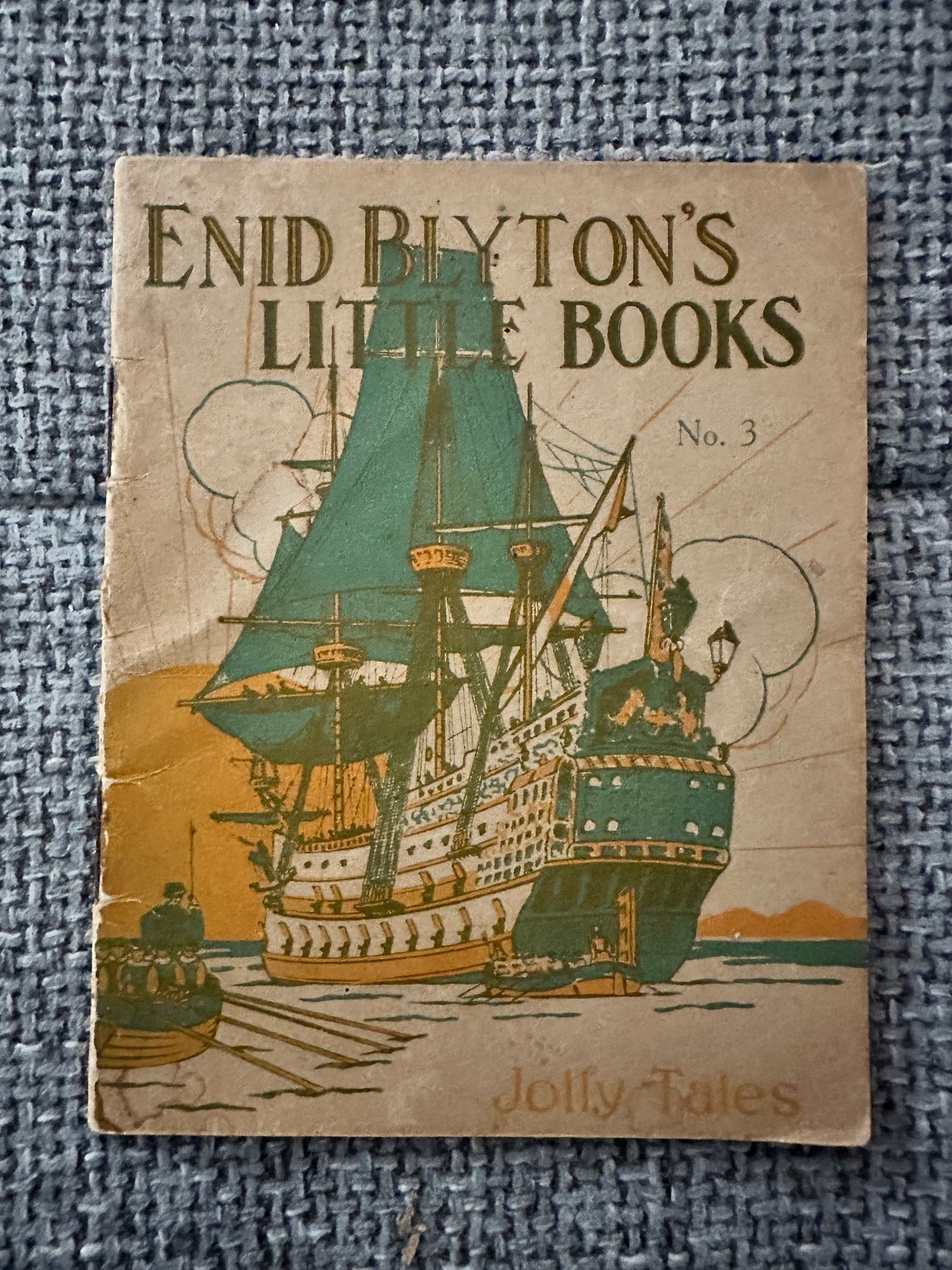 1942/43 Enid Blyton Little Books No.3 Jolly Tales (Alfred Kerr Illust) Evans Brothers Ltd
