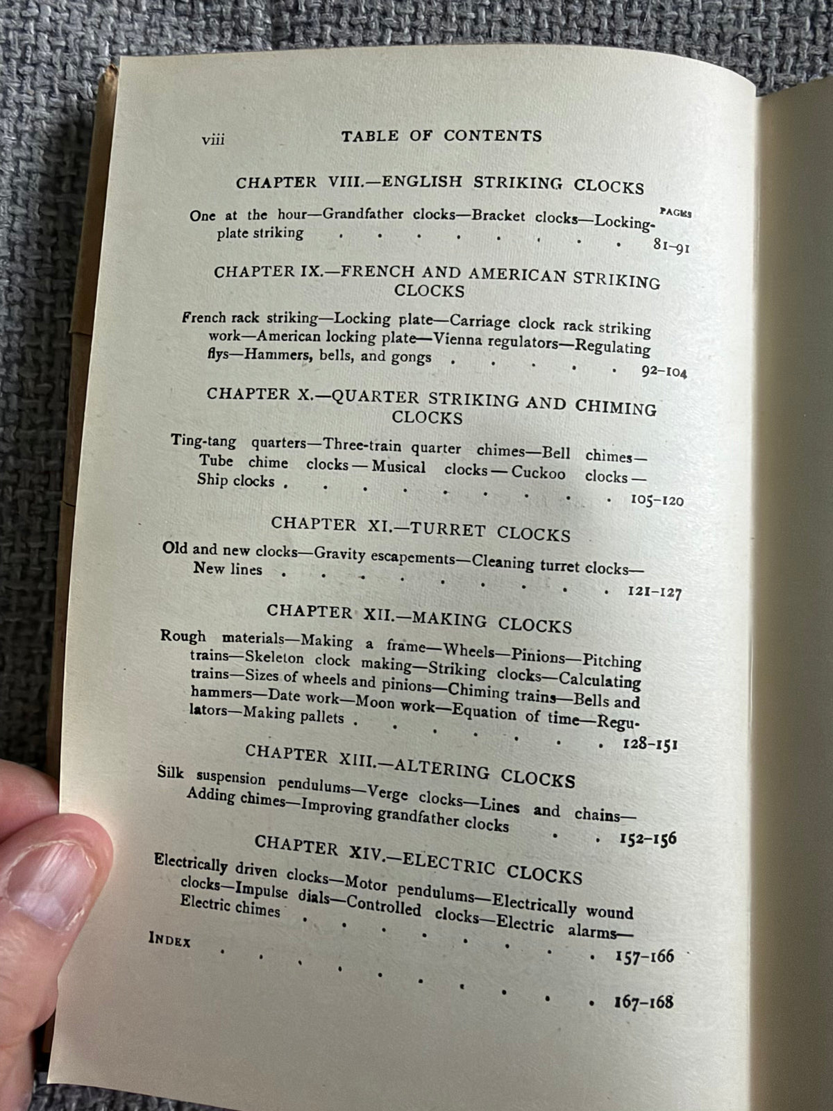 1950 Clock Repairing & Making - F. J. Garrard (Technical Press)