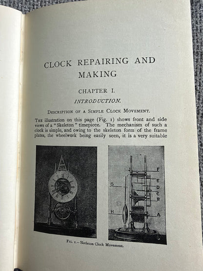 1950 Clock Repairing & Making - F. J. Garrard (Technical Press)