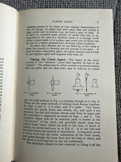 1950 Clock Repairing & Making - F. J. Garrard (Technical Press)