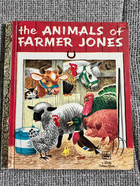 1973 The Animals Of Farmer Jones(Little Golden Book) World Distributors - Honeyburn Books (UK)