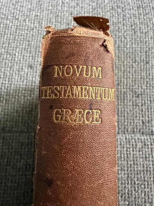 1877 Novum Testamentum Grece (New Testament in Greek) Clarendon
