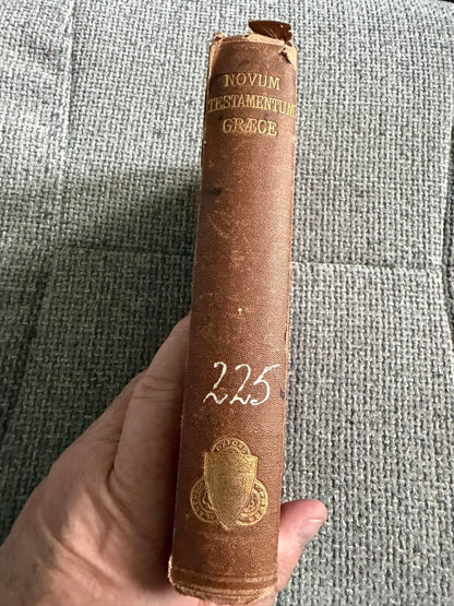 1877 Novum Testamentum Grece (New Testament in Greek) Clarendon