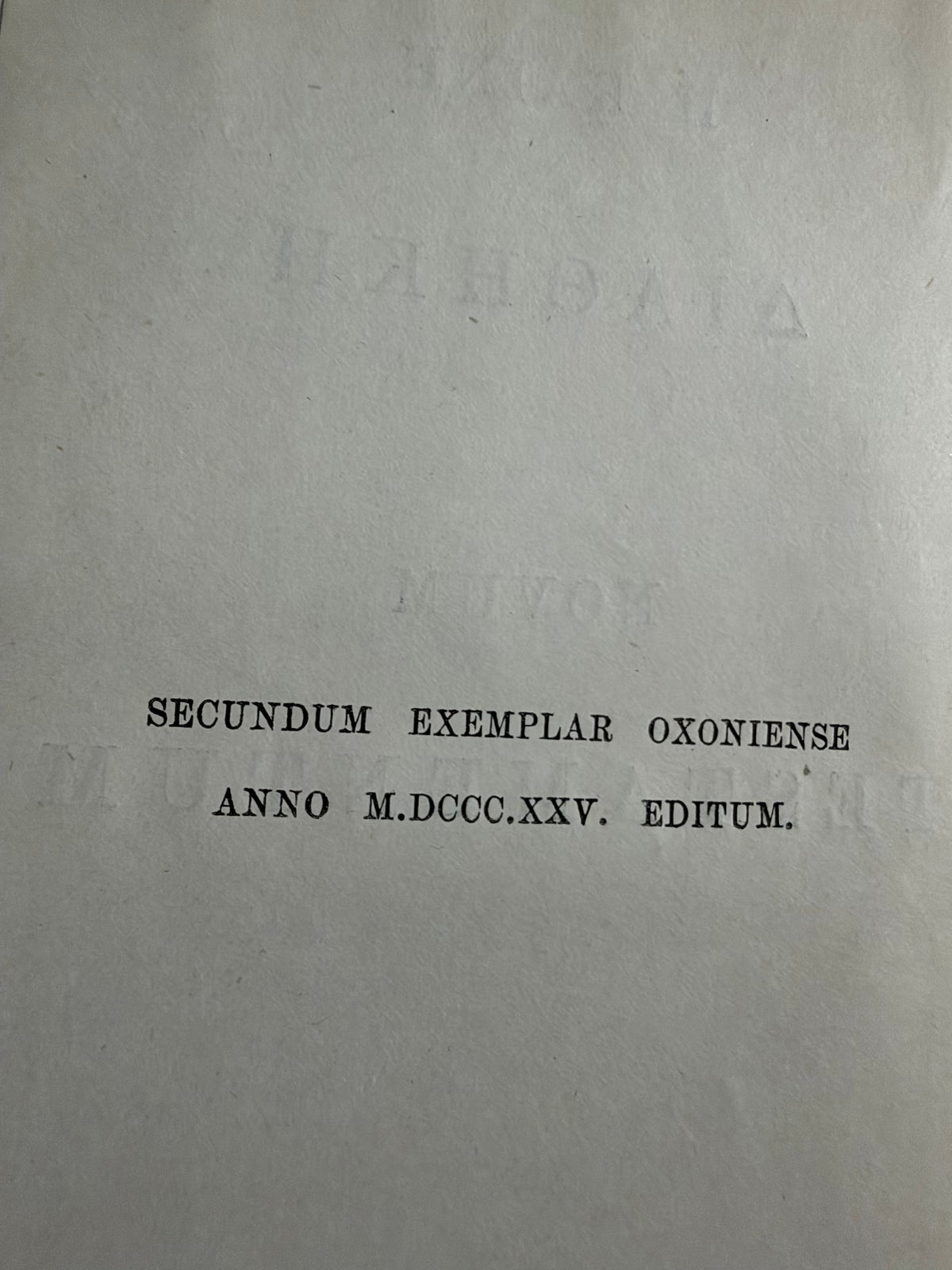 1877 Novum Testamentum Grece (New Testament in Greek) Clarendon