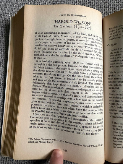 1992 Reflections Selected Writings & Speeches of Enoch Powell edited by Rex Collings (Bellew Publishing)