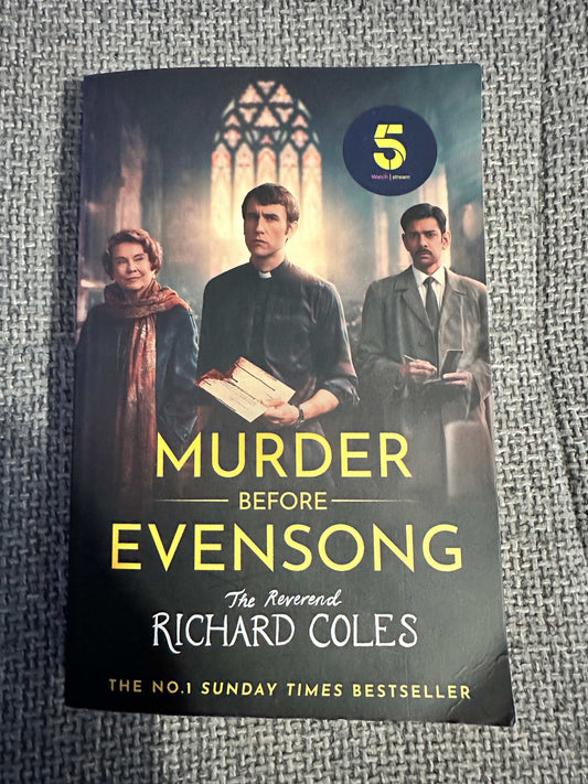 2025 Murder Before Evensong - Reverend Richard Coles (Weidenfeld & Nicolson) First paperback issue