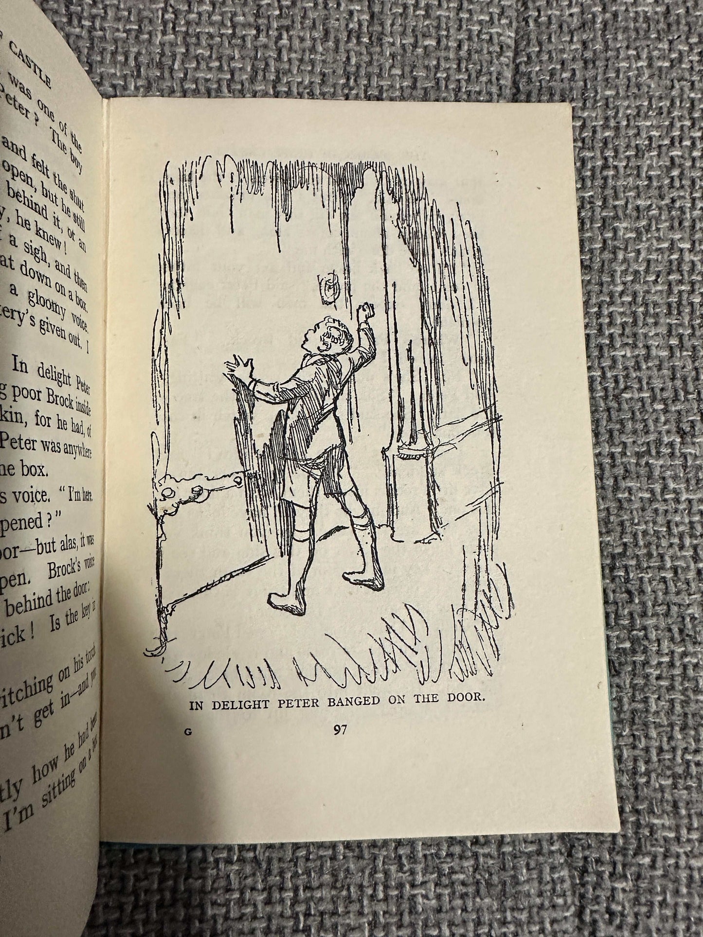 1947 The Secret Of Cliff Castle (Tower House Series) Mary Pollock (Enid Blyton) Lindsay Cable Illust (George Newnes Ltd)