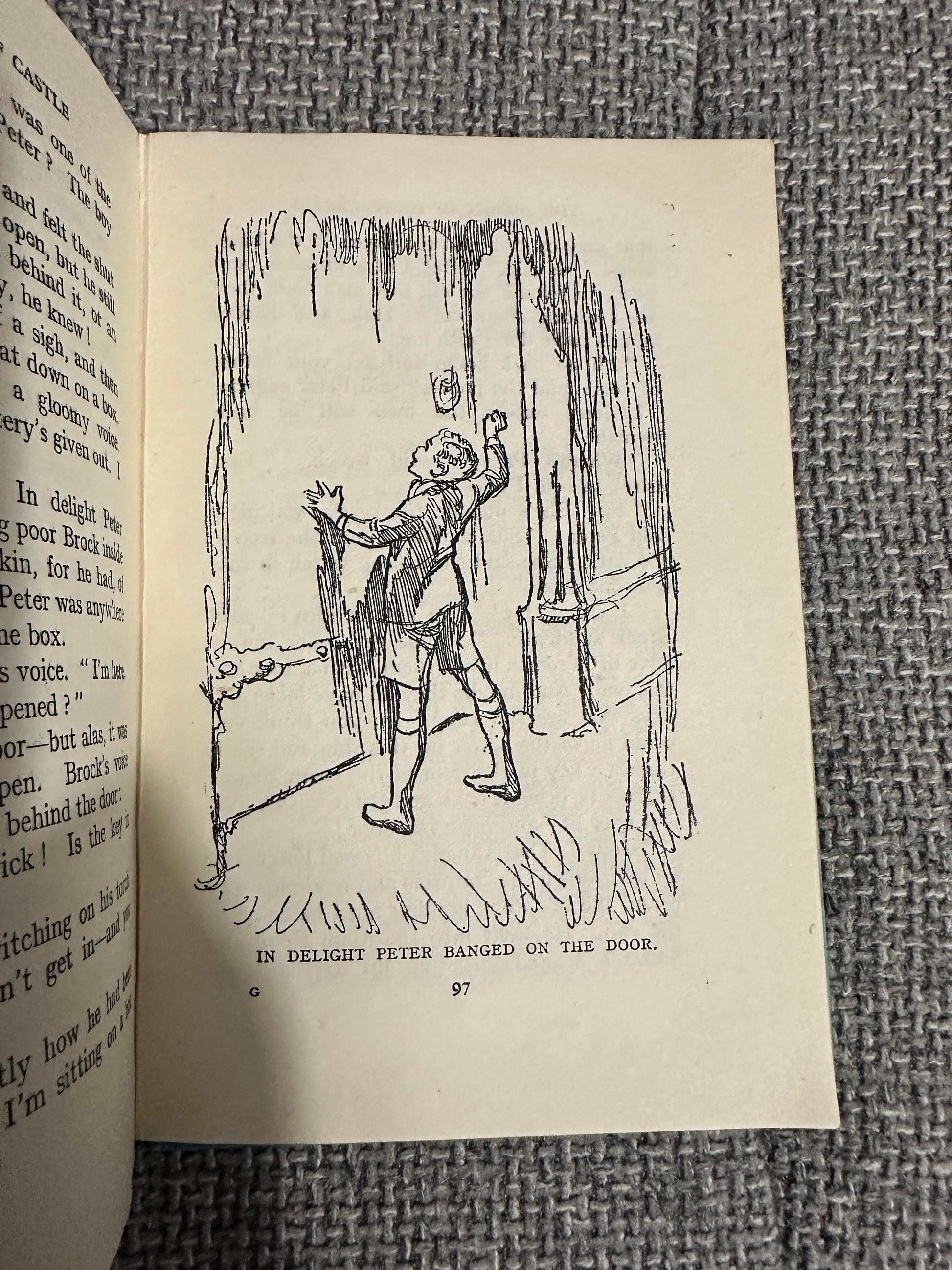 1947 The Secret Of Cliff Castle (Tower House Series) Mary Pollock (Enid Blyton) Lindsay Cable Illust (George Newnes Ltd)