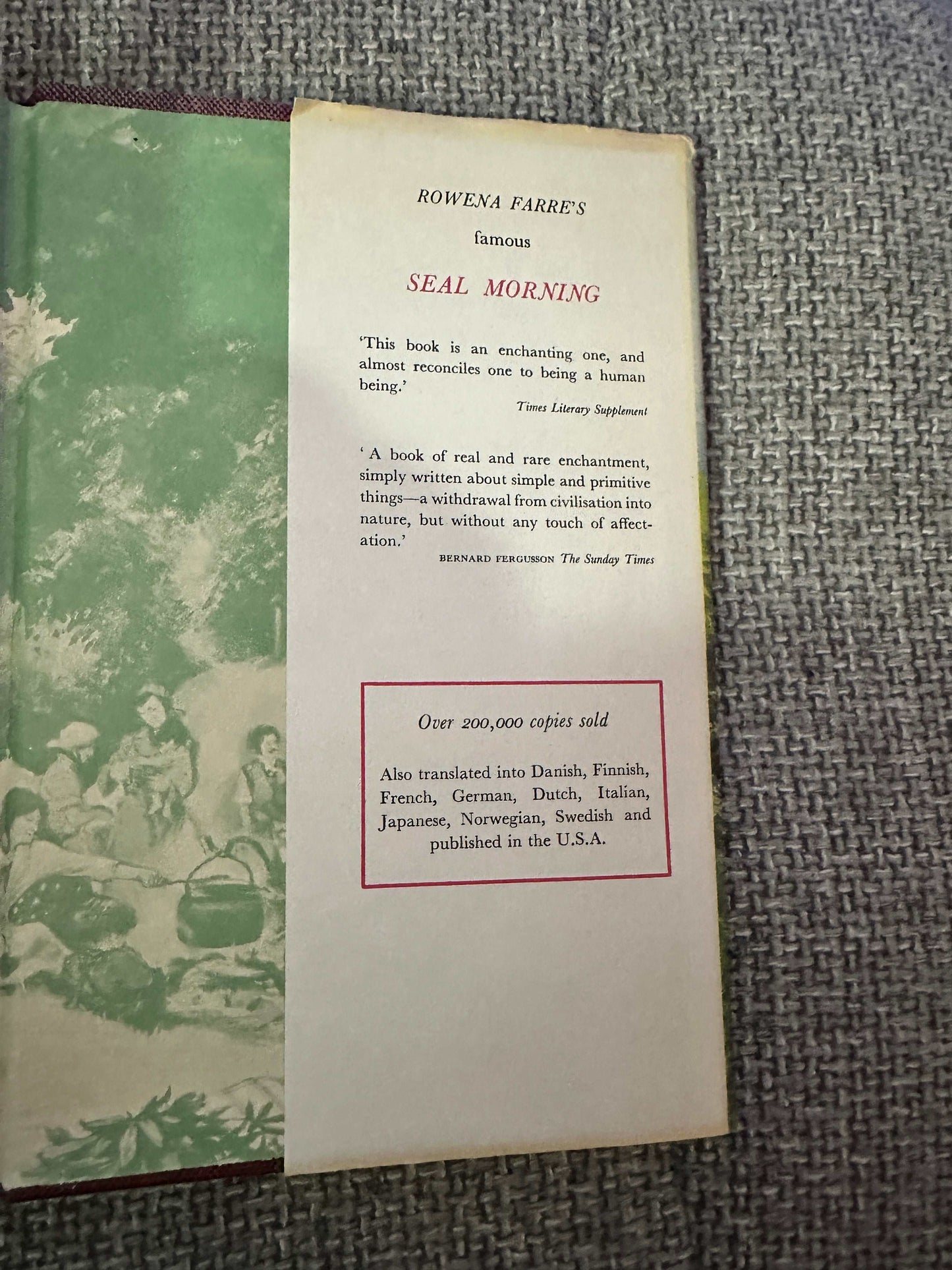 1962*1st* A Time From The World - Rowena Farre (Hutchinson)