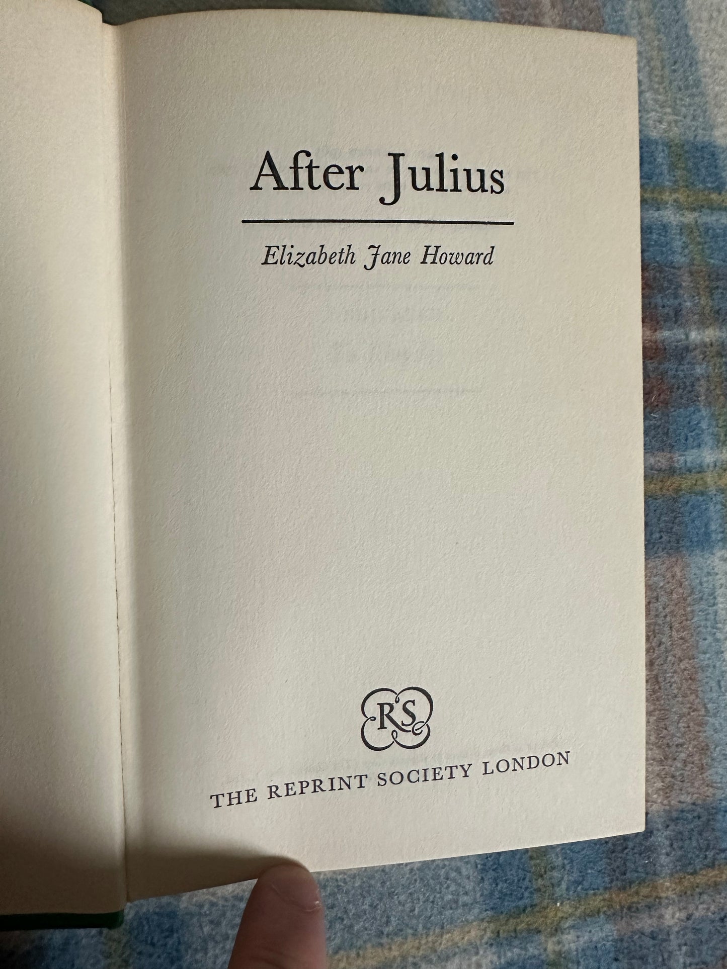 1967*1st* After Julius - Elizabeth Jane Howard(World Books)