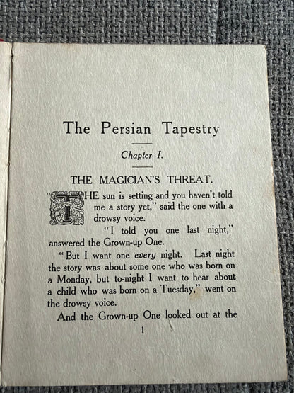 1924 The Persian Tapestry: Tuesday’s Child - Violet King (Patten Wood illust) Gale & Polden publishers