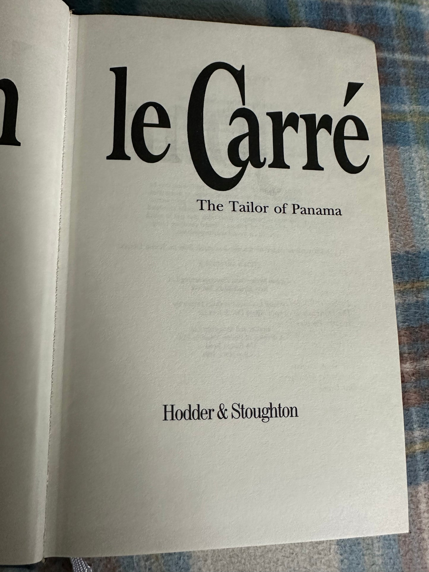 1996*1st*The Tailor Of Panama - John Le Carré (Hodder & Stoughton)
