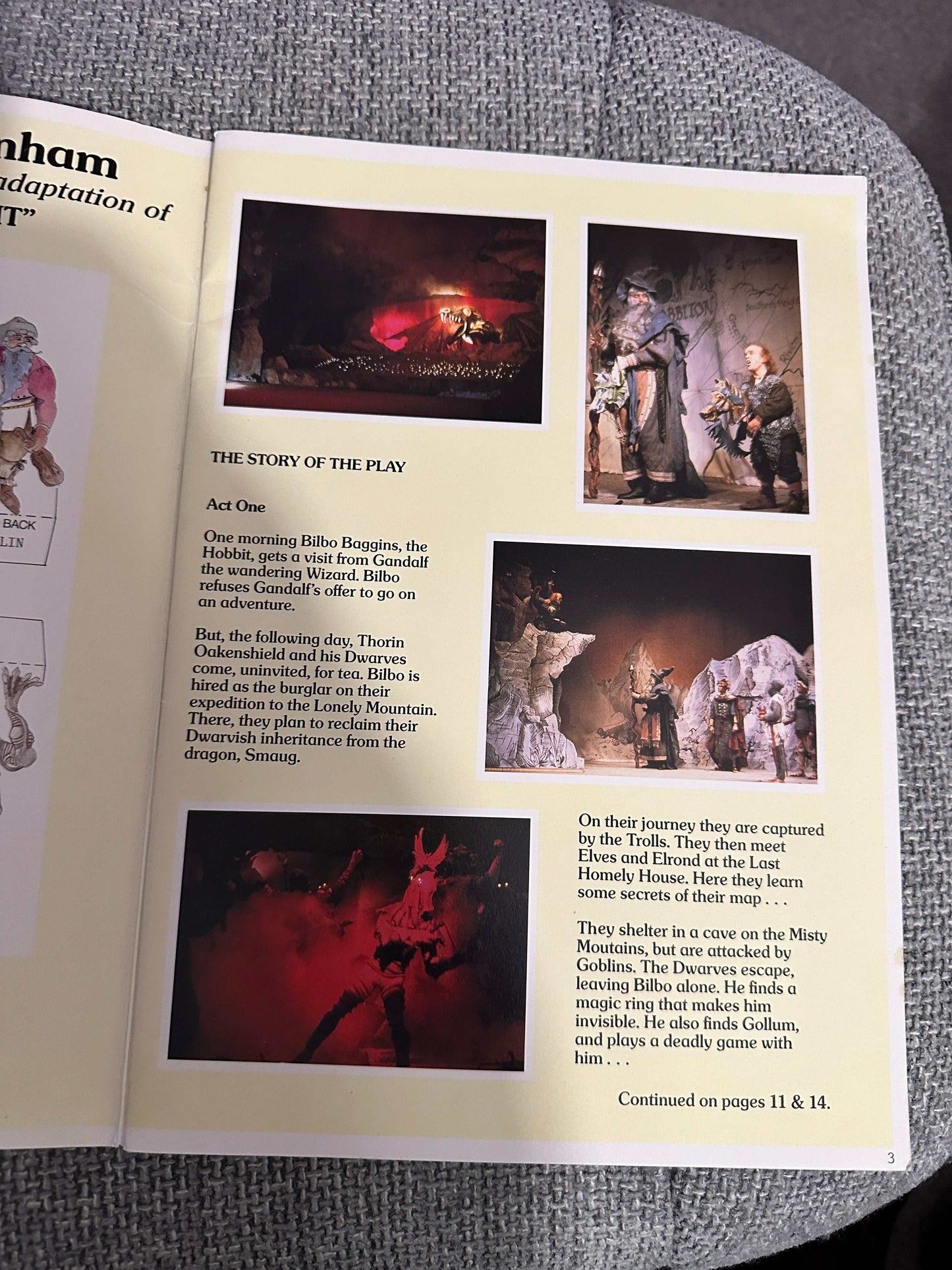 1970’s The Hobbit Adapted For The Stage By Romy Robinson & Graham Watkins (Paul Lanham designed scenes)