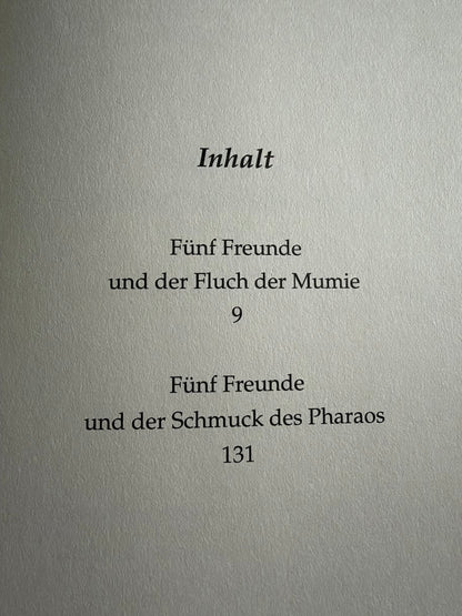 2007 Fünf Freunde und der Fluch der Mumie- Enid Blyton (Silvia Christoph illust) CBJ