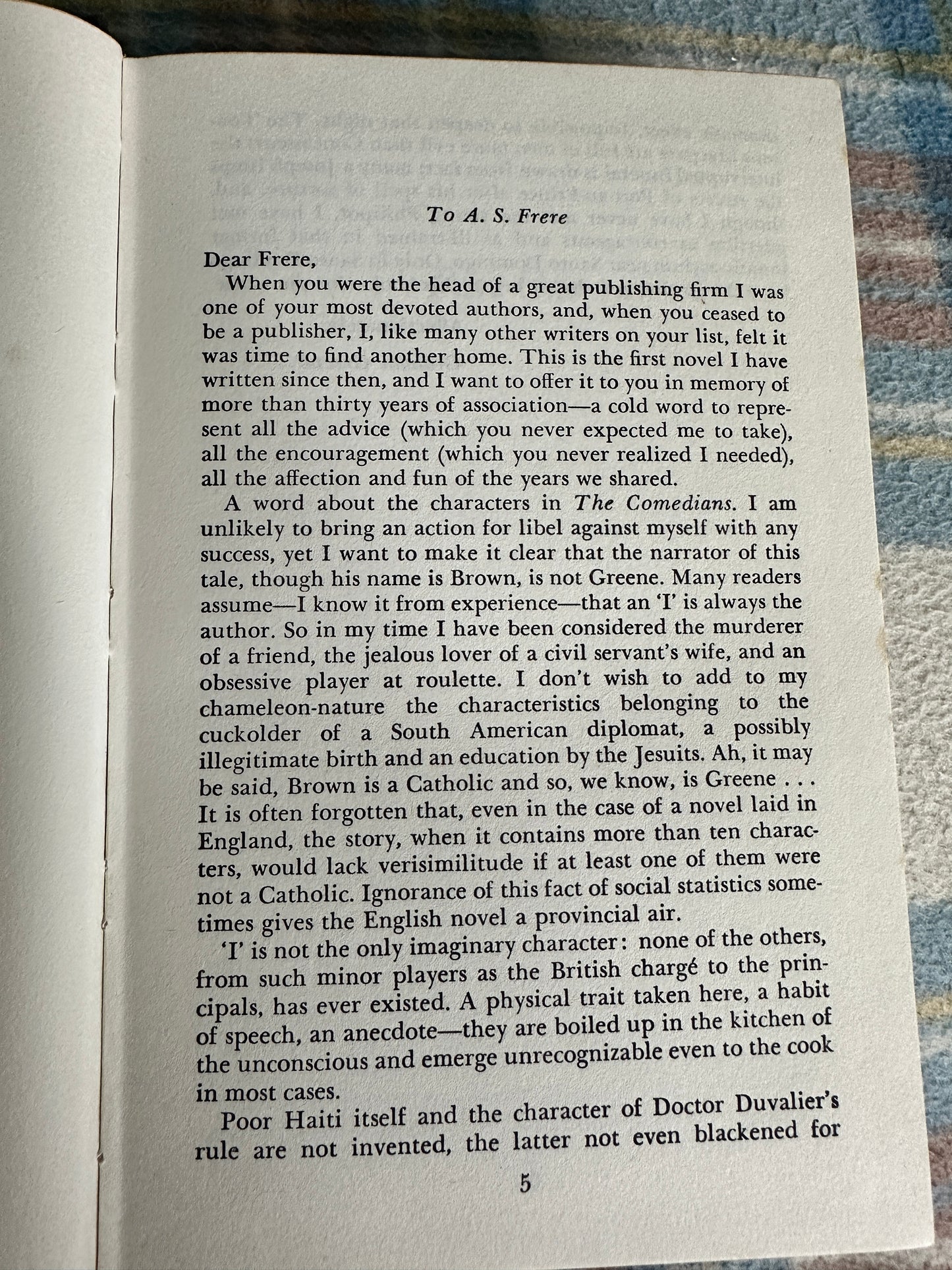 1966 The Comedians - Graham Greene(Companion Book Club)