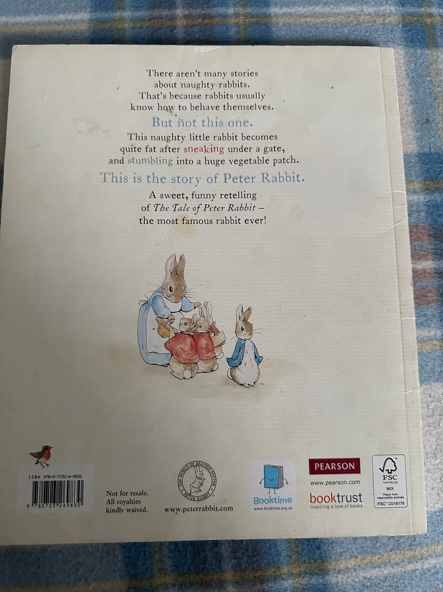 2011 The Tale Of The Naughty Little Rabbit - Beatrix Potter(Booktrust Frederick Warne & Co Ltd)
