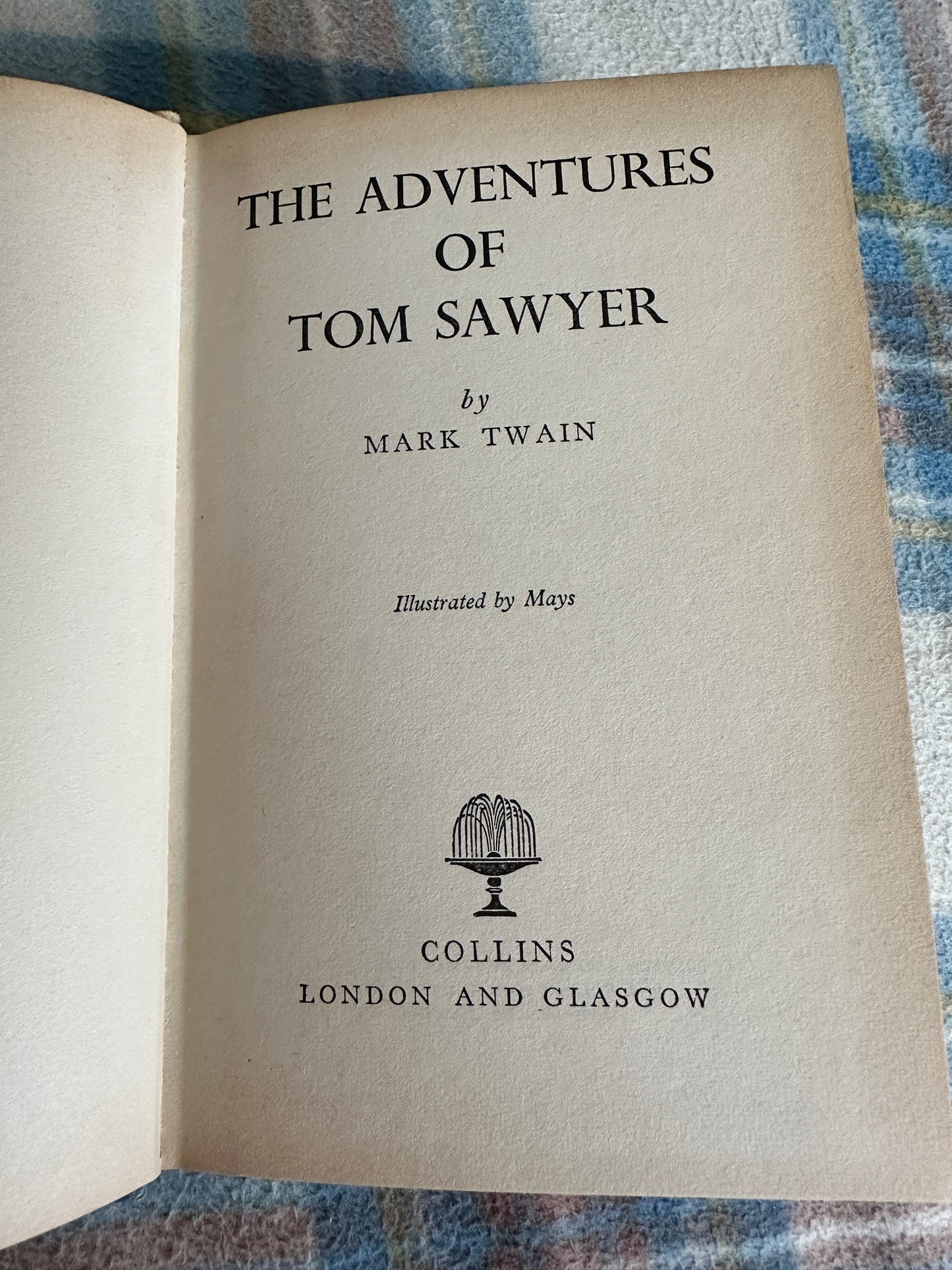 1950’s The Adventures Of Tom Sawyer - Mark Twain(Collins)