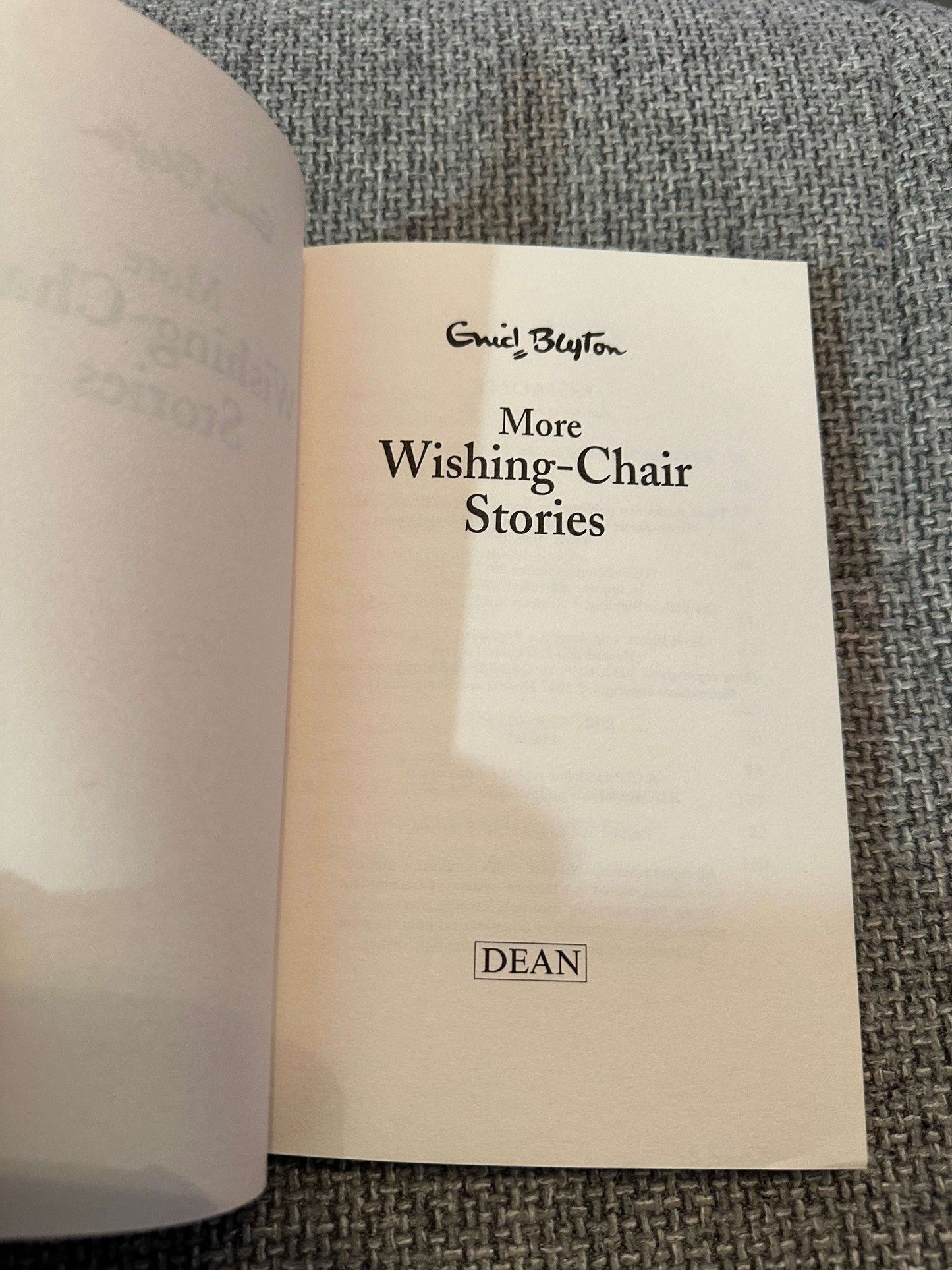 2017 More Wishing-Chair Adventures - Enid Blyton (Hilda McGavin Illust) Dean & Son
