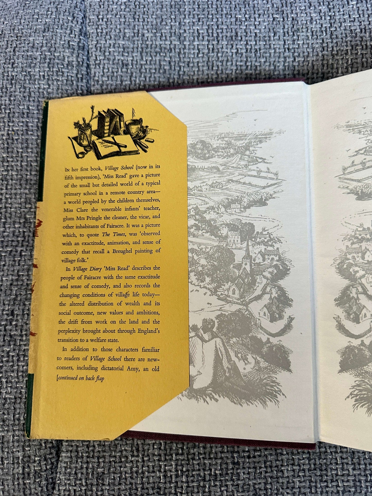 1957*1st* Village Diary - Miss Read (J.S. Goodall Illust) Michael Joseph