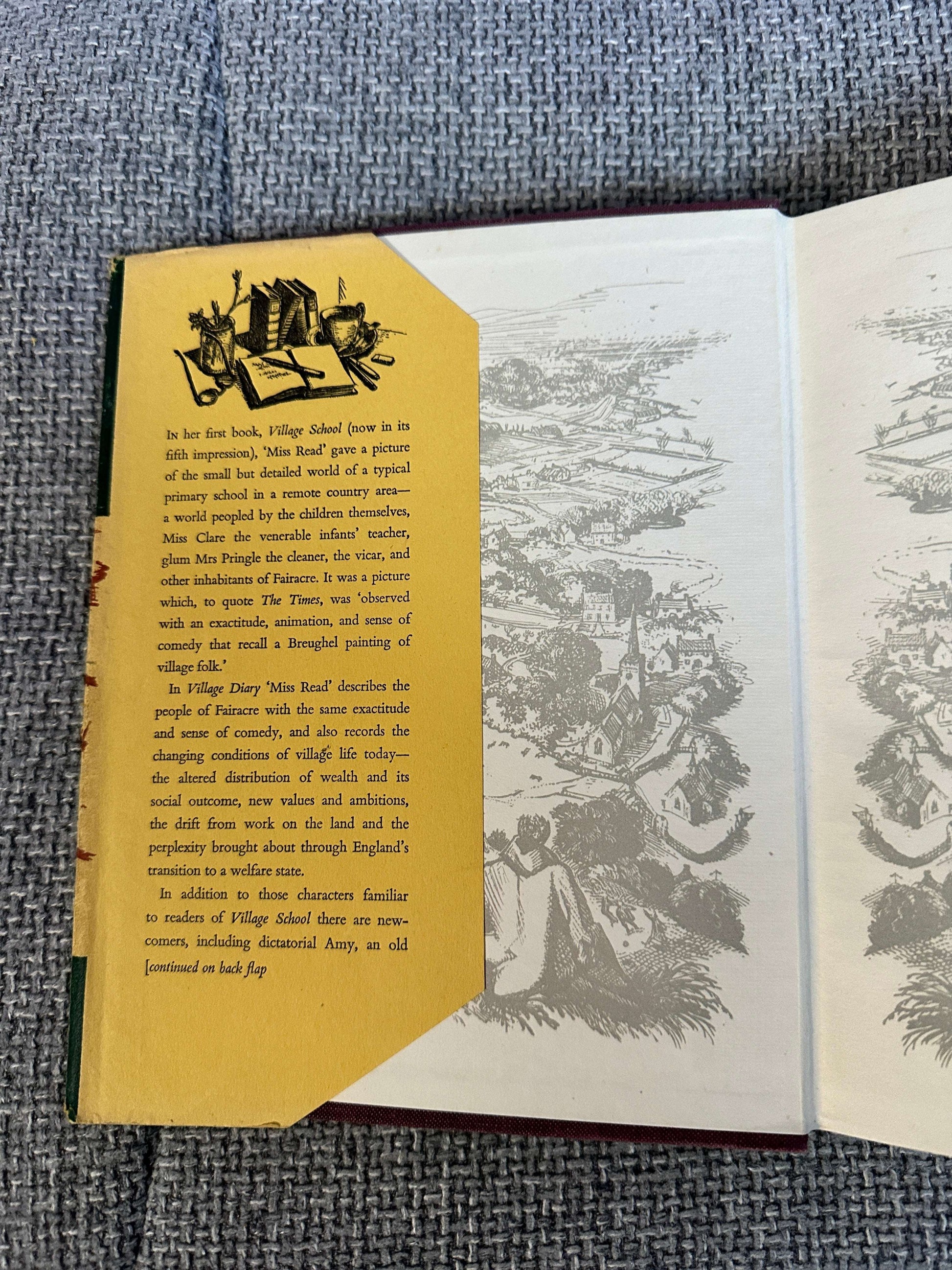 1957*1st* Village Diary - Miss Read (J.S. Goodall Illust) Michael Joseph