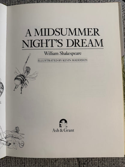1982 A Midsummer Night’s Dream - William Shakespeare (Kevin Maddison illust) Ash & Grant