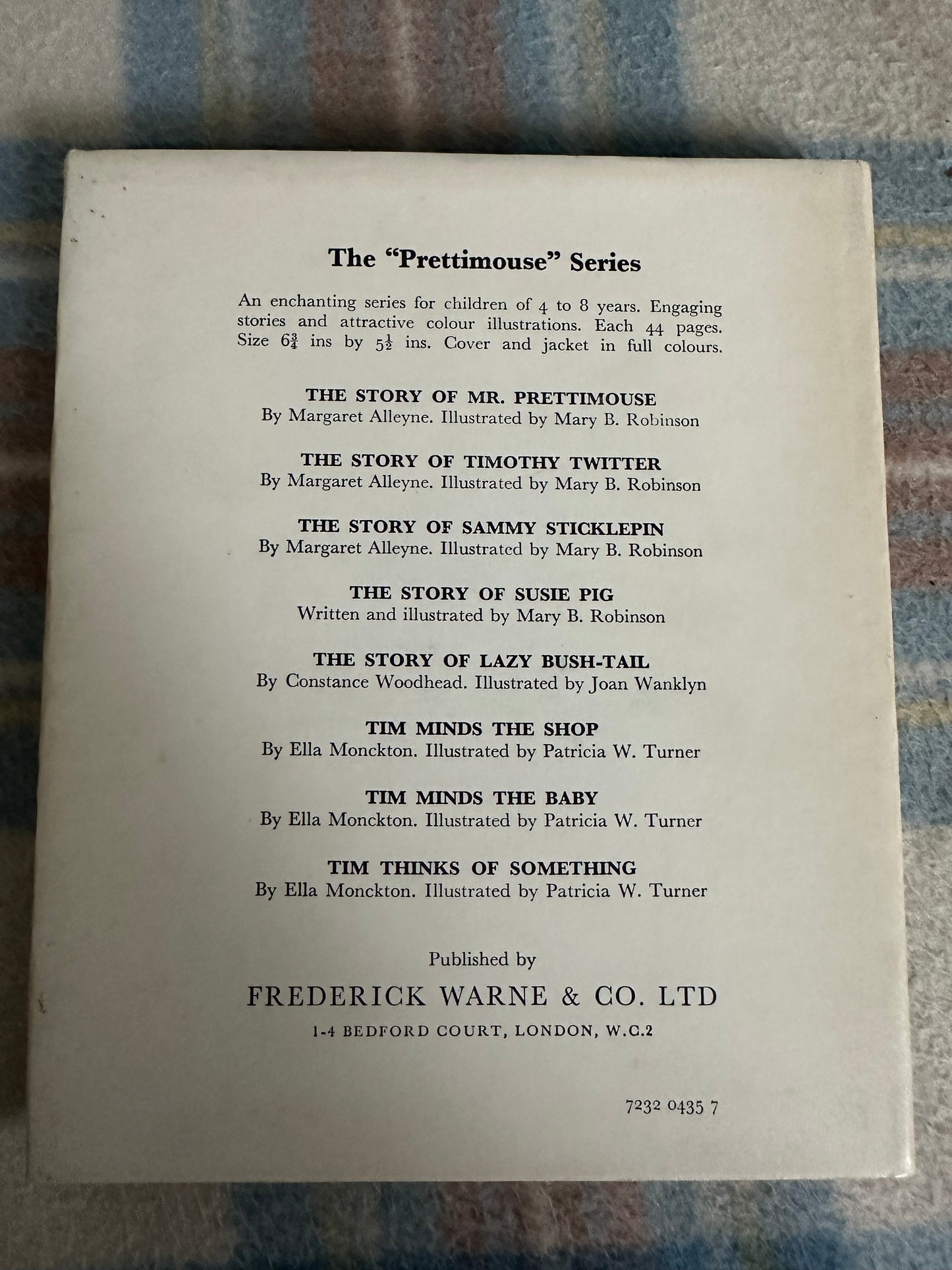 1975 The Story Of Sammy Sticklepin - Margaret Alleyne(Mary B. Robinson illustration) Frederick Warne & Co Ltd