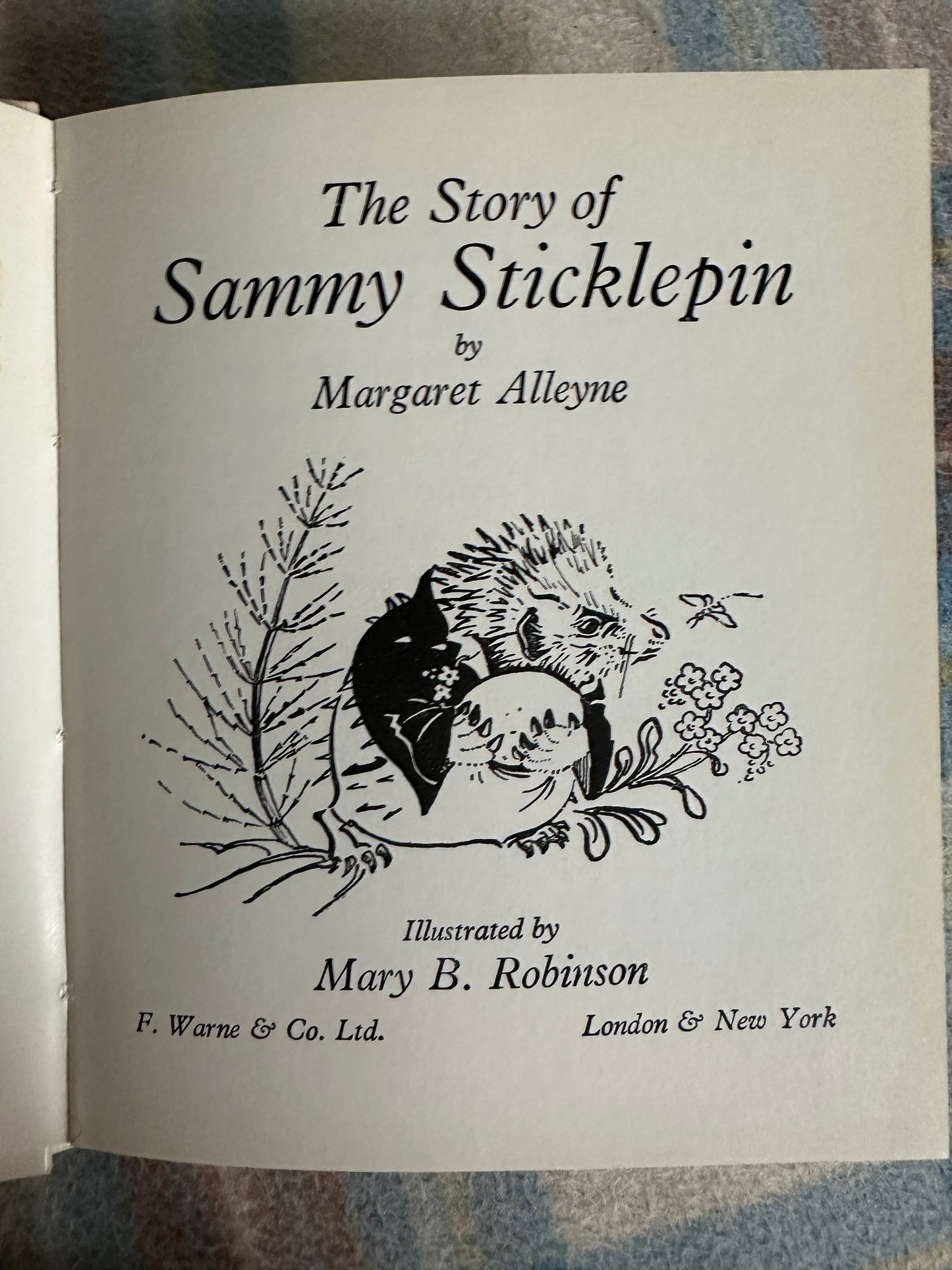 1975 The Story Of Sammy Sticklepin - Margaret Alleyne(Mary B. Robinson illustration) Frederick Warne & Co Ltd