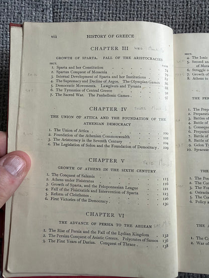 1956 History Of Greece For Beginners - J. B. Bury (MacMillan)