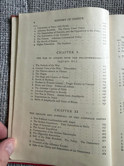 1956 History Of Greece For Beginners - J. B. Bury (MacMillan)