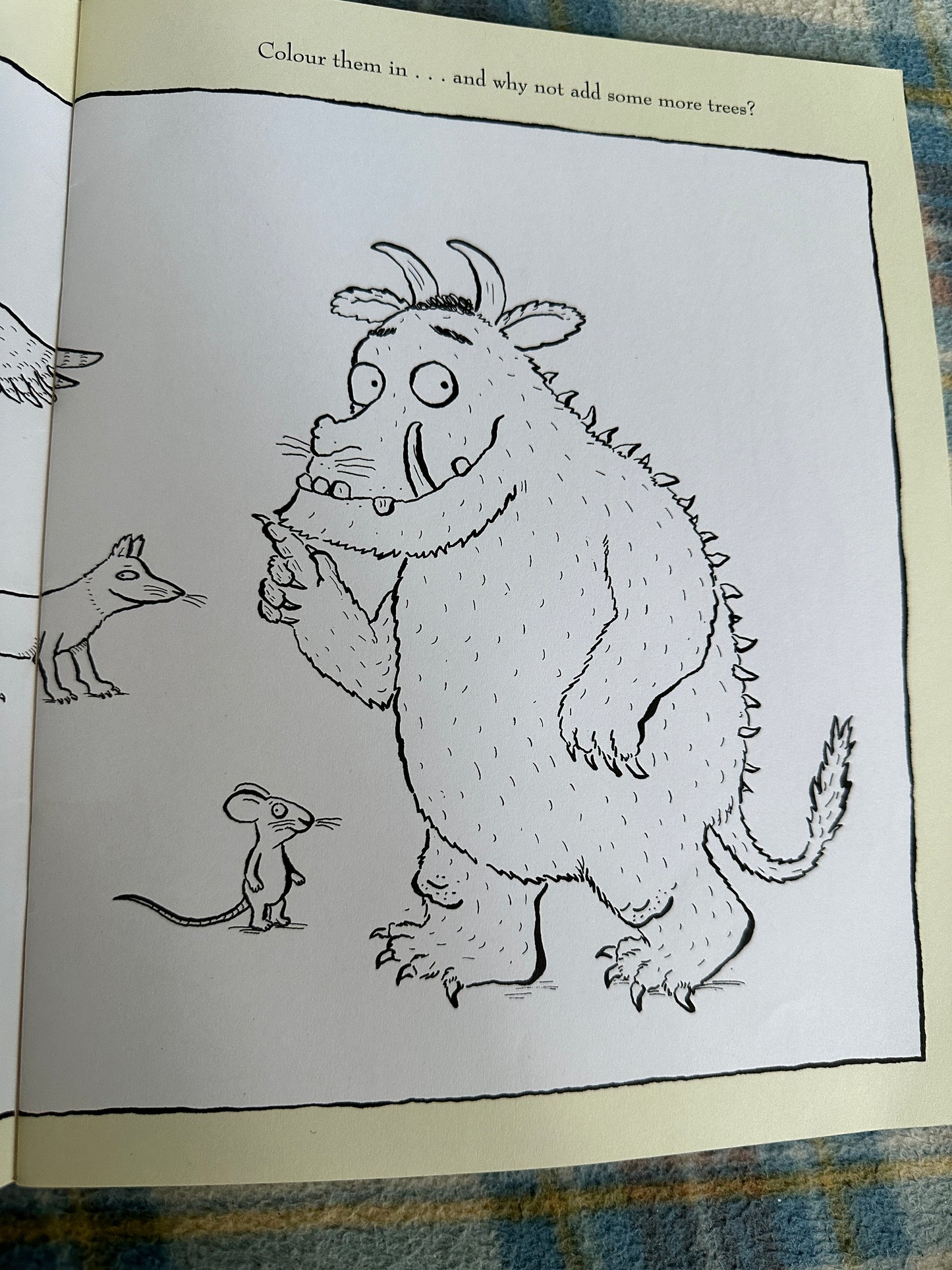 2008*1st* The Gruffalo Colouring Book(New unused) Julia Donaldson(Axel Scheffler illustration) Radio Times