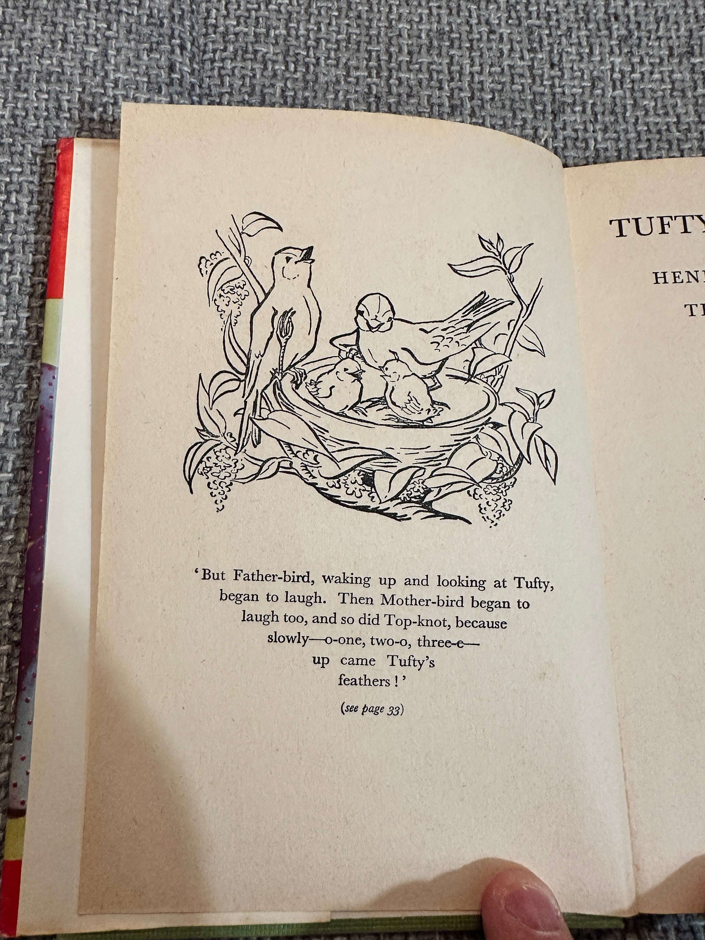 1962 Tufty & Top-Knot / Henrietta’s Adventure / The Bouncing Baby - Christina Foote / John Haddon(2) illustration Doritie Kettlewell (Children’s Own Series) Thomas Nelson & Sons Ltd.