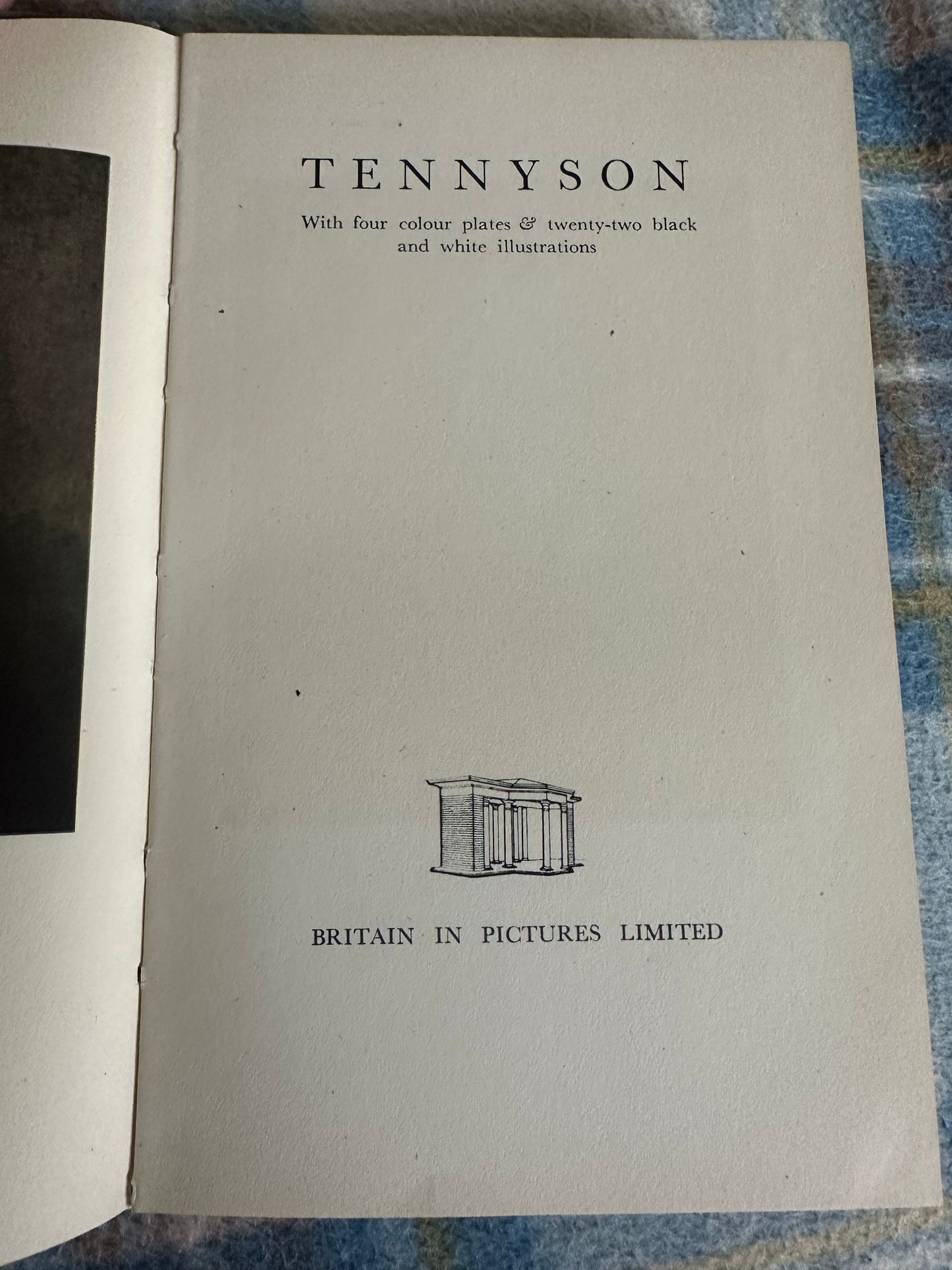 1941*1st* Tennyson(Britain In Pictures Series) Collins