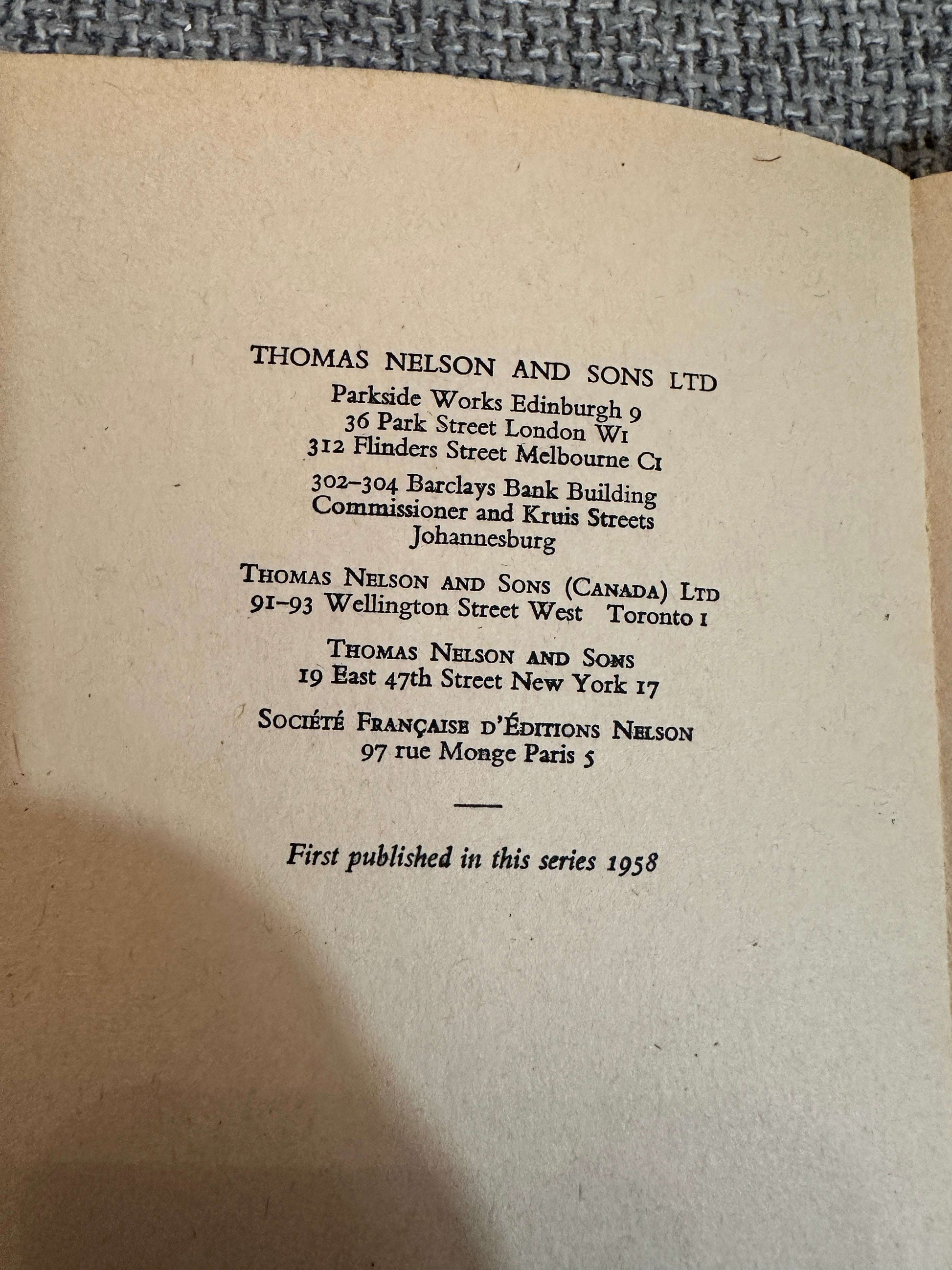 1958*1st* Master Mouse The Madcap - Children’s Own Series (Jacqueline Clayton) (Illust Helen Haywood) Thomas Nelson & Sons Ltd