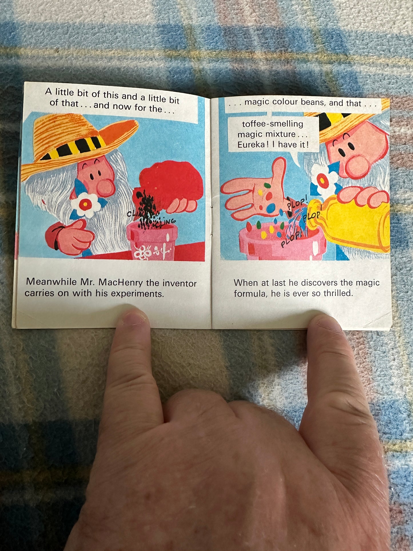 1972 Dougal The Inventor(Odhams Magic Roundabout Mini Book)