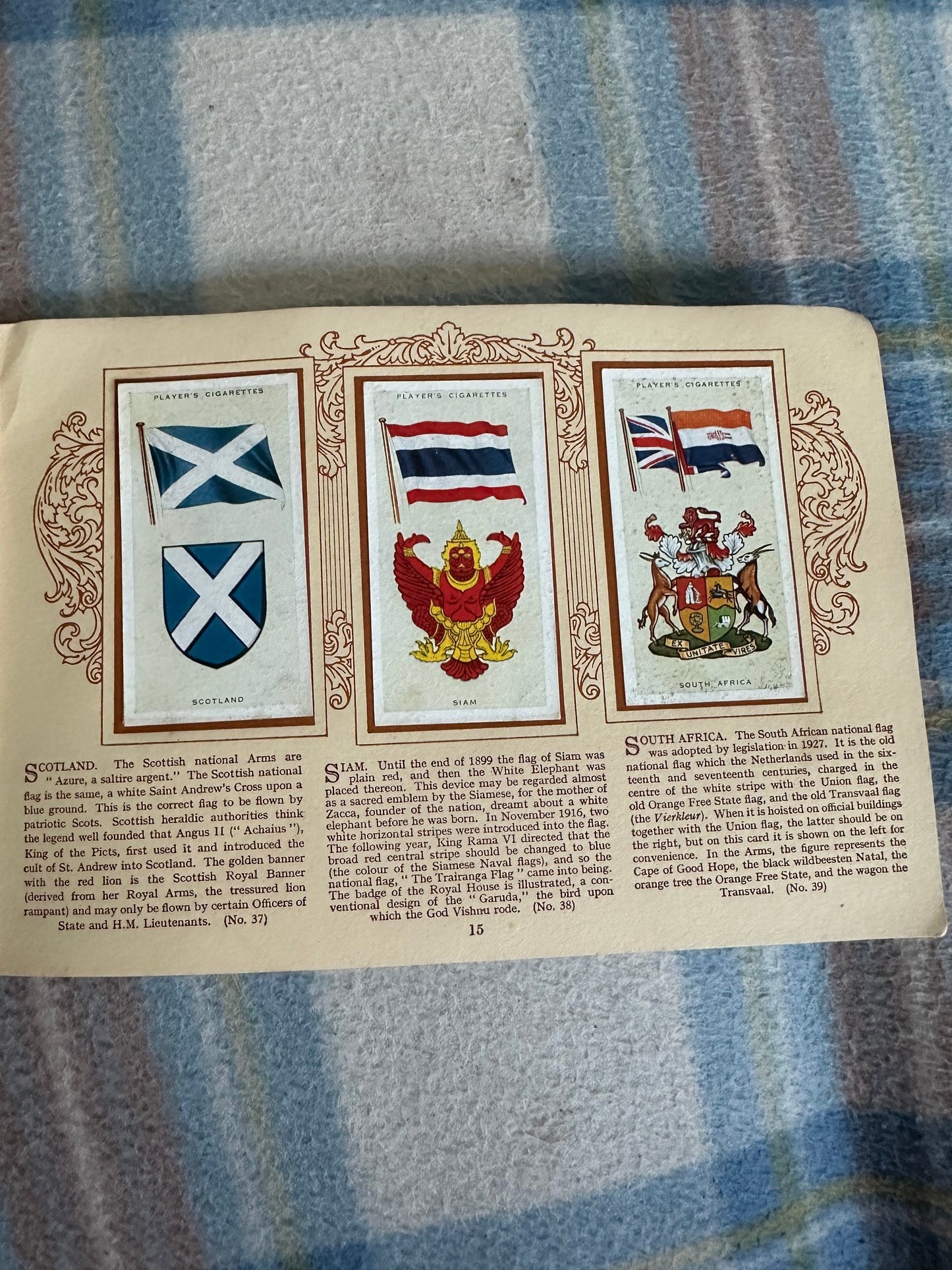 1936 An Album Of National Flags & Arms (Complete) John Player & Sons