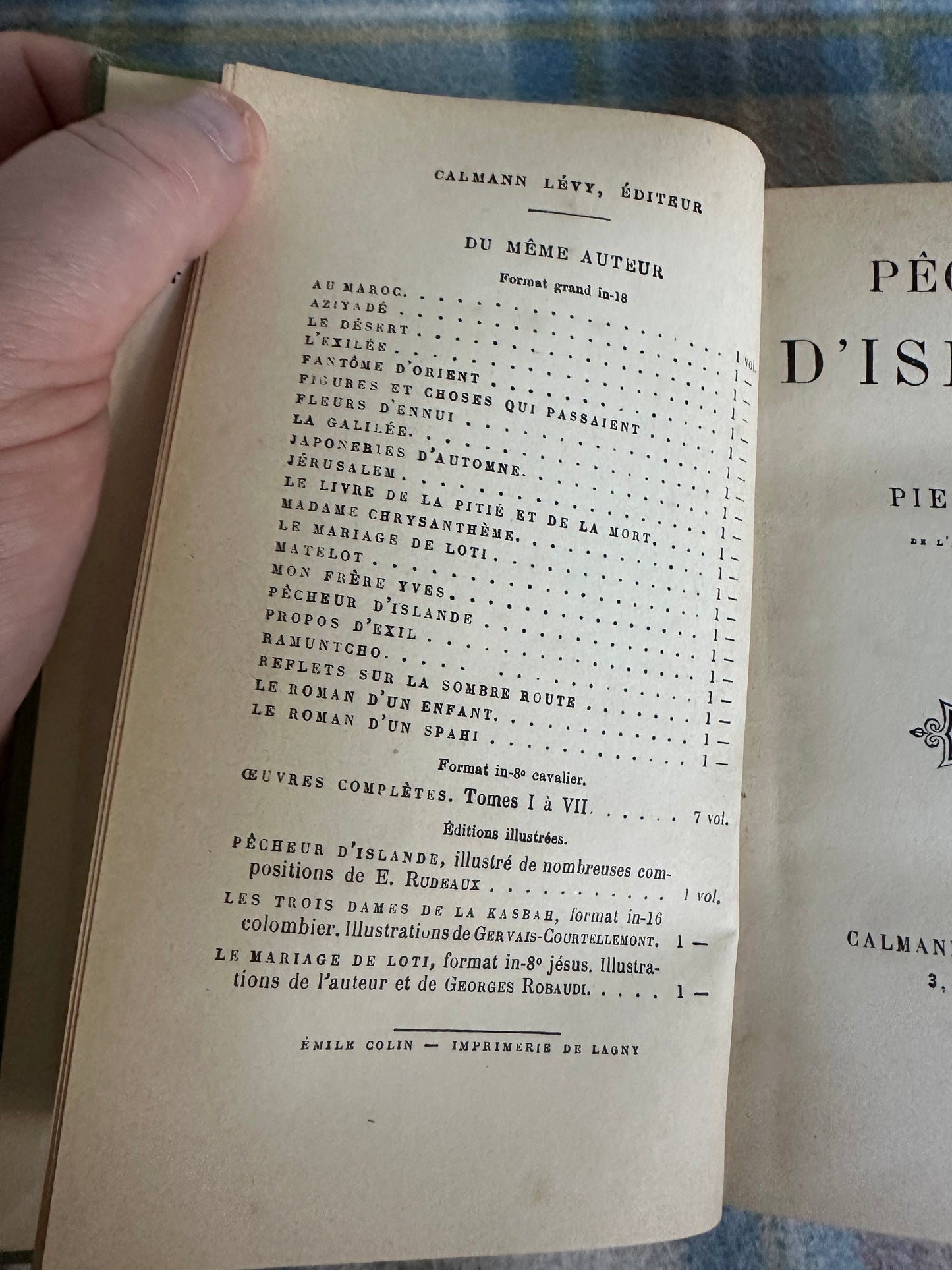 1900 Pêcheur D’Islande - Pierre Loti (Calmann Lévy Publisher)