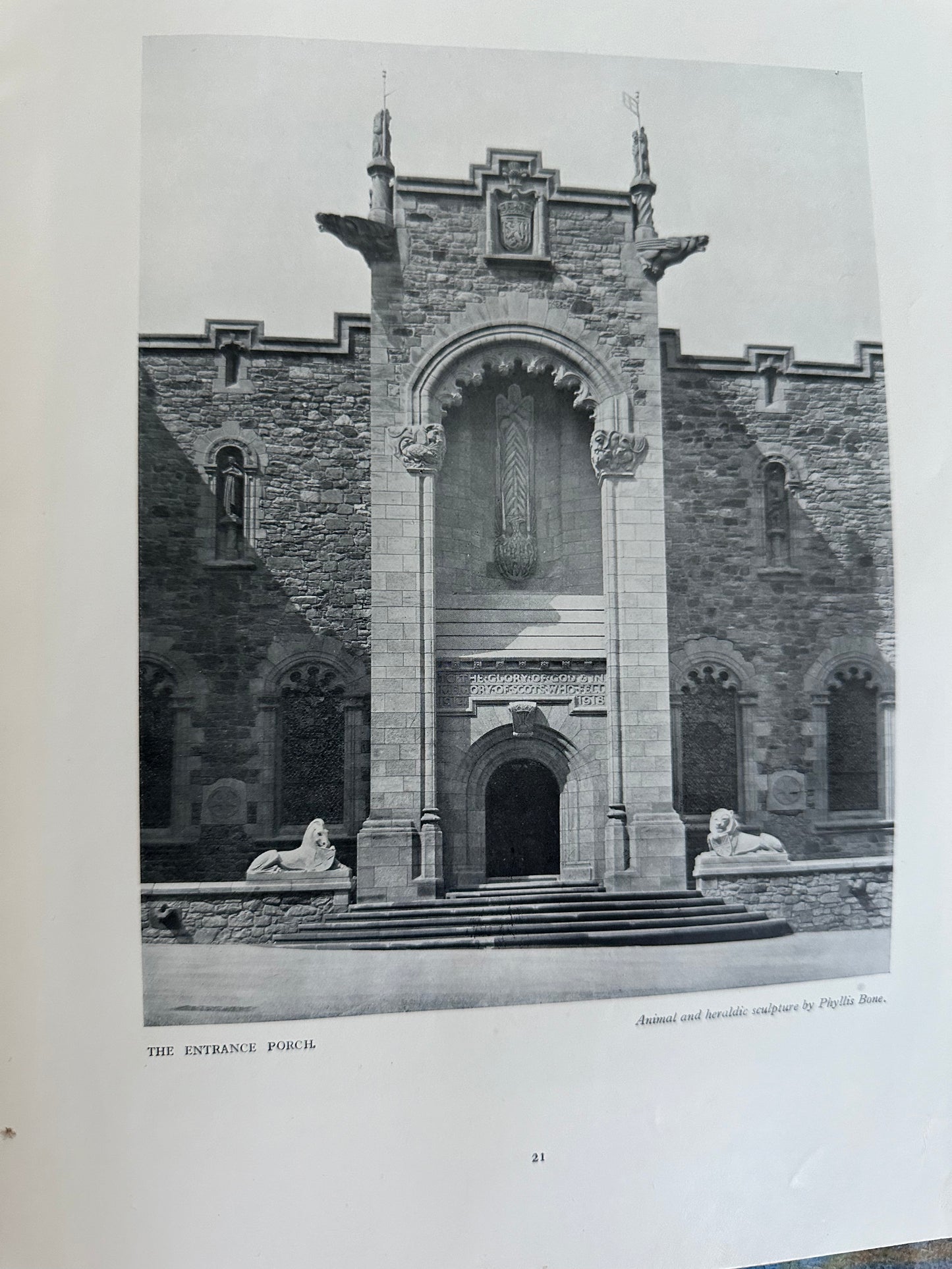 1928 The Scottish War Memorial At The Castle Edinburgh - Sir Lawrence Weaver(Country Life Ltd)