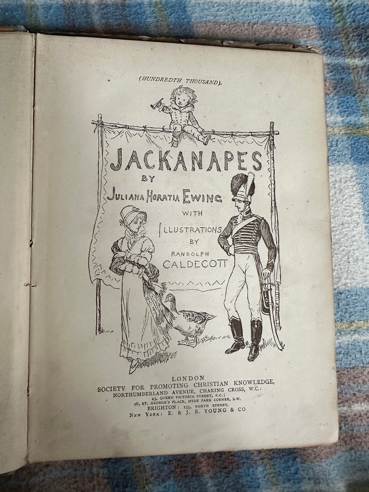 1887 Jackanapes - Juliana Horatia Ewing(Randolph Caldecott illustration)Society For Promoting Christian Knowledge