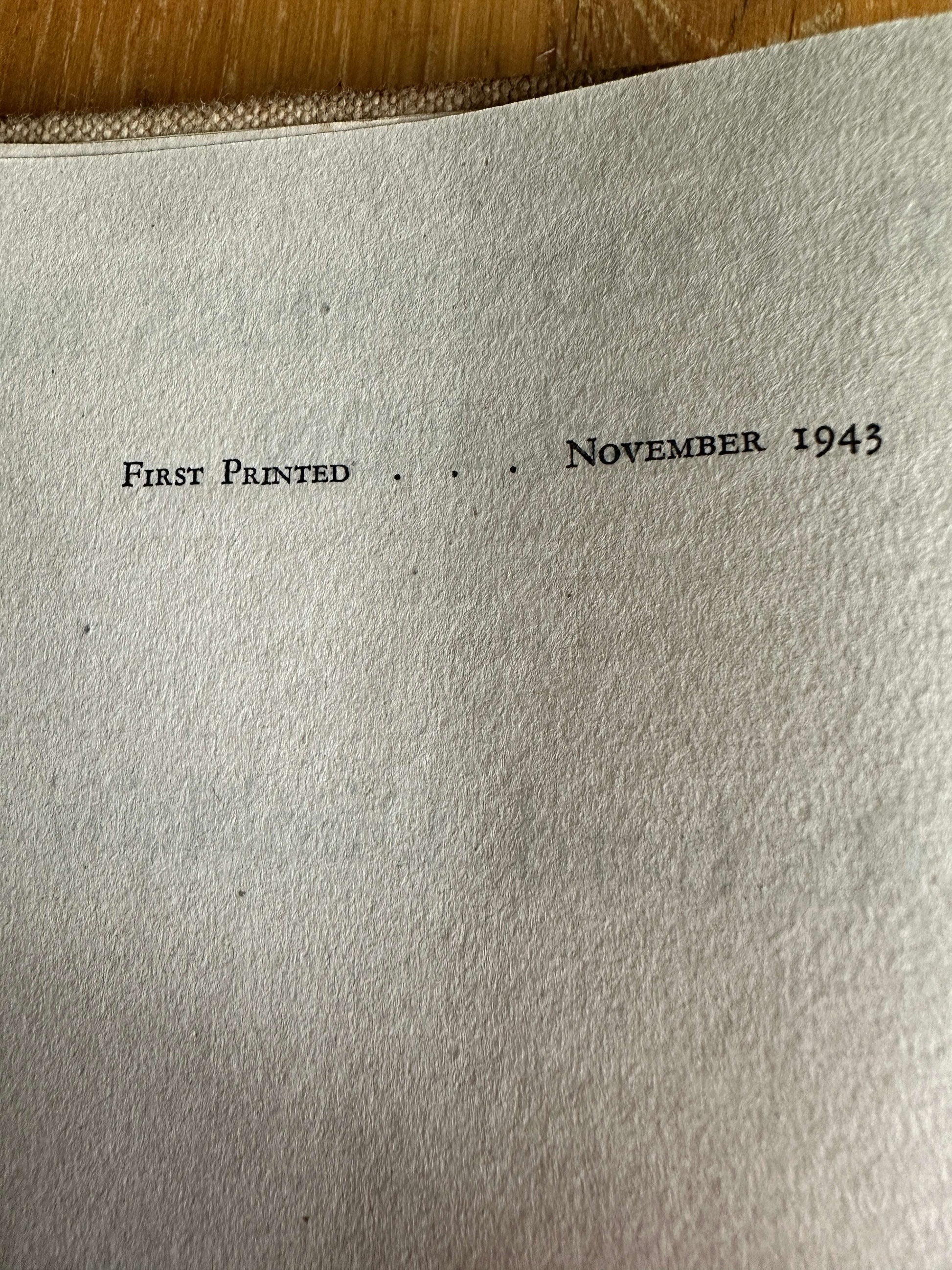1943*1st* The Frontiers Are Green - Richard Dimbleby (Hodder & Stoughton)