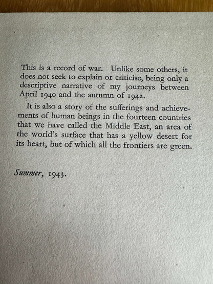 1943*1st* The Frontiers Are Green - Richard Dimbleby (Hodder & Stoughton)