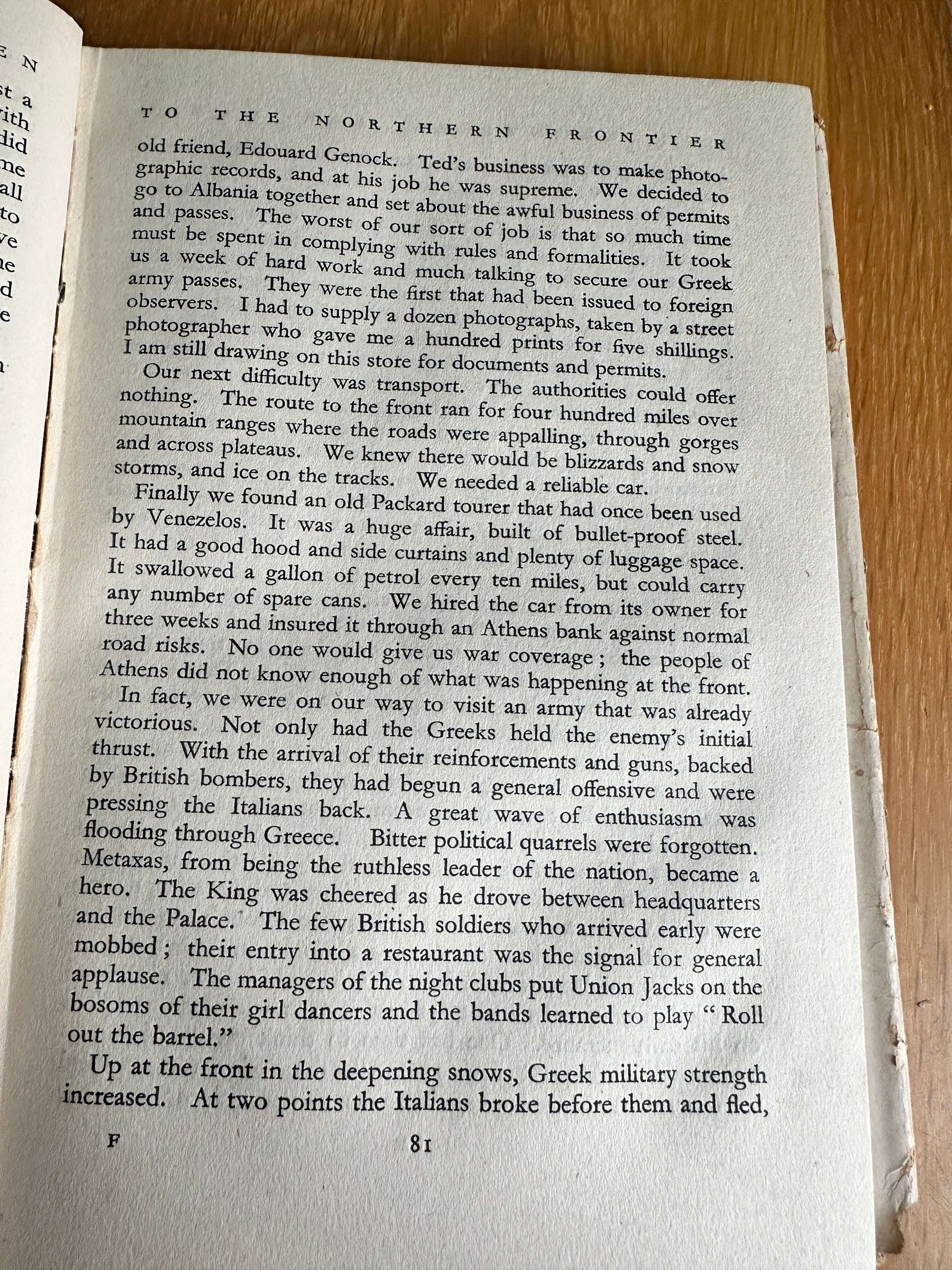 1943*1st* The Frontiers Are Green - Richard Dimbleby (Hodder & Stoughton)