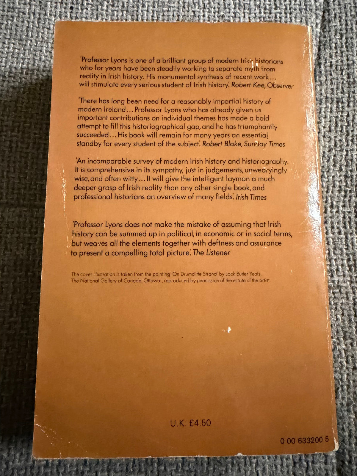 1981 Ireland Since The Famine - F. S. L. Lyons - Fontana