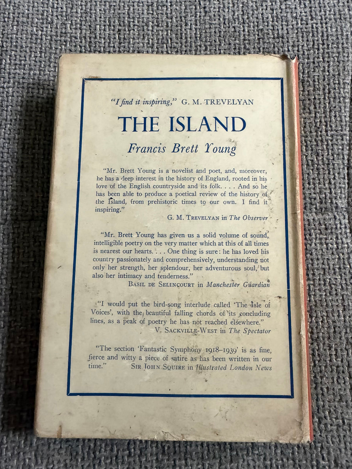 1946 The Island - Francis Brett Young (William Heinemann Ltd)