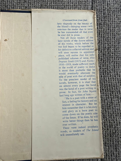 1946 The Island - Francis Brett Young (William Heinemann Ltd)
