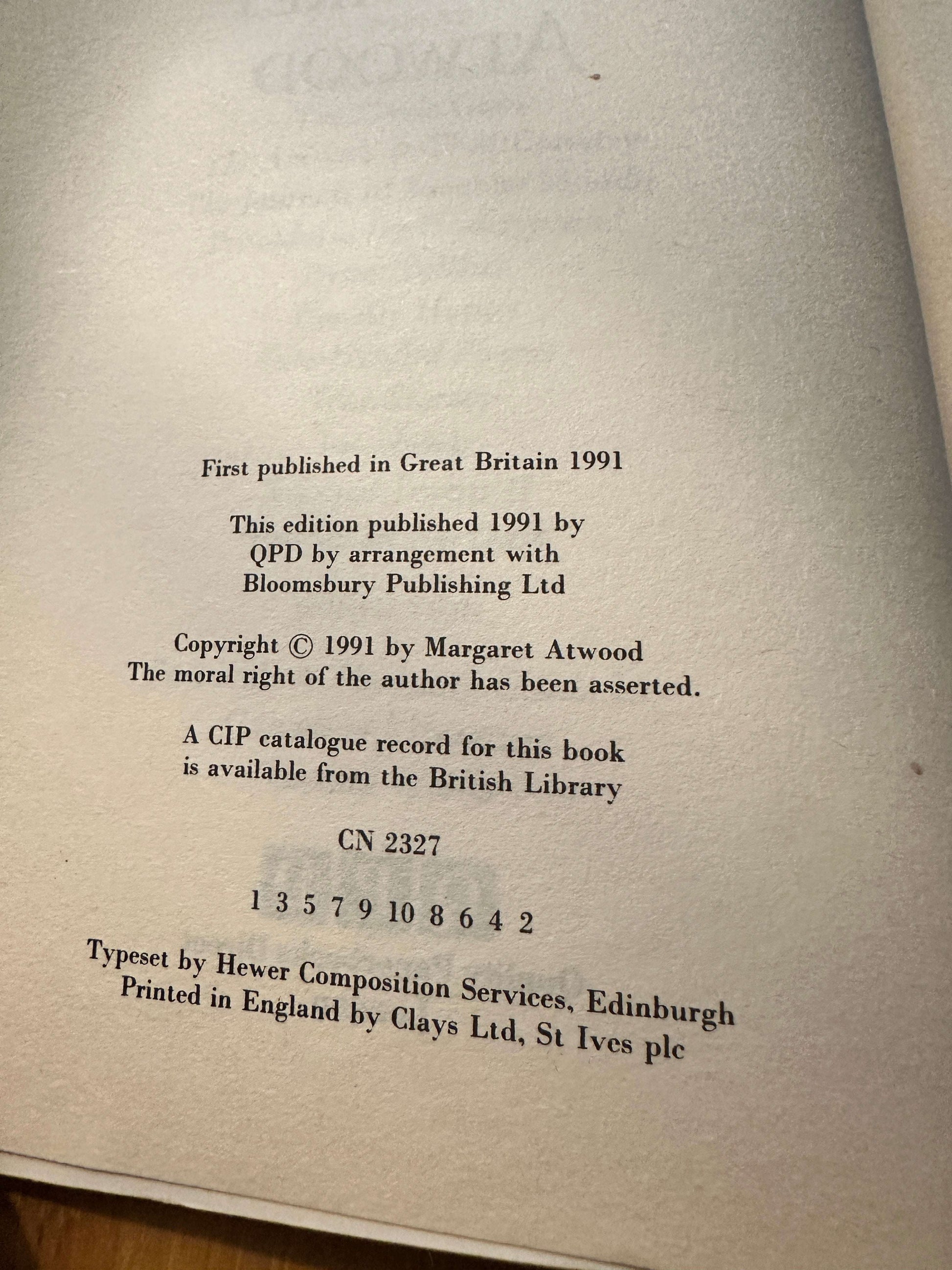 1991 Wilderness Tips - Margaret Atwood (QPD)